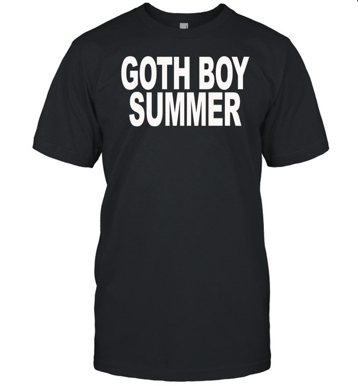 Dj Goth Wearing Goth Boy Summer Shirt