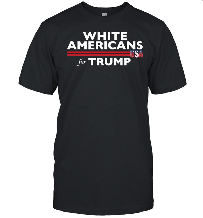 Basedtorba White Americans For Trump Shirt