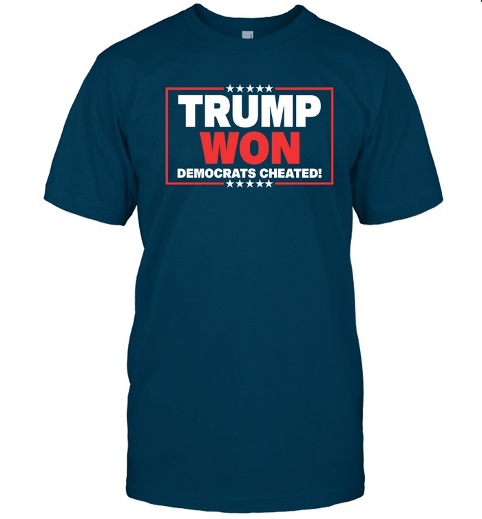 Trump Won Democrats Cheated Hoodie