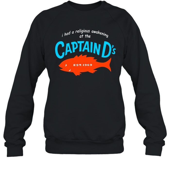 I Had A Religious Awakening At The Captain D's Est 1969 Hoodie