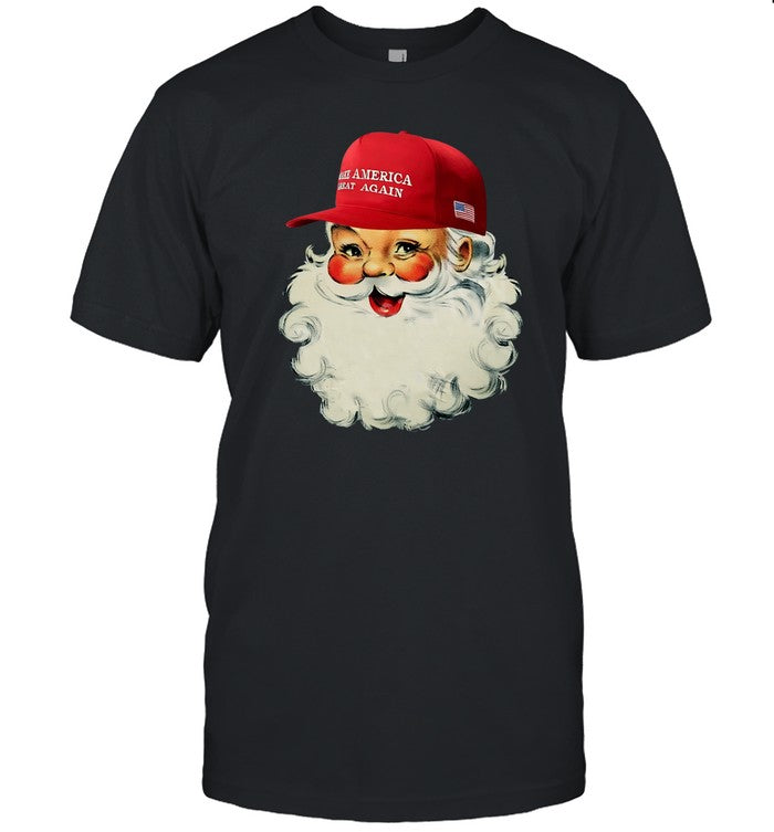 Team Trump Maga Santa Screen Print High Heat Transfer T136 Shirt