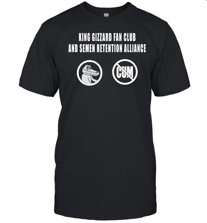 Kgatlw King Gizzard Club And Semen Retention Alliance Shirt