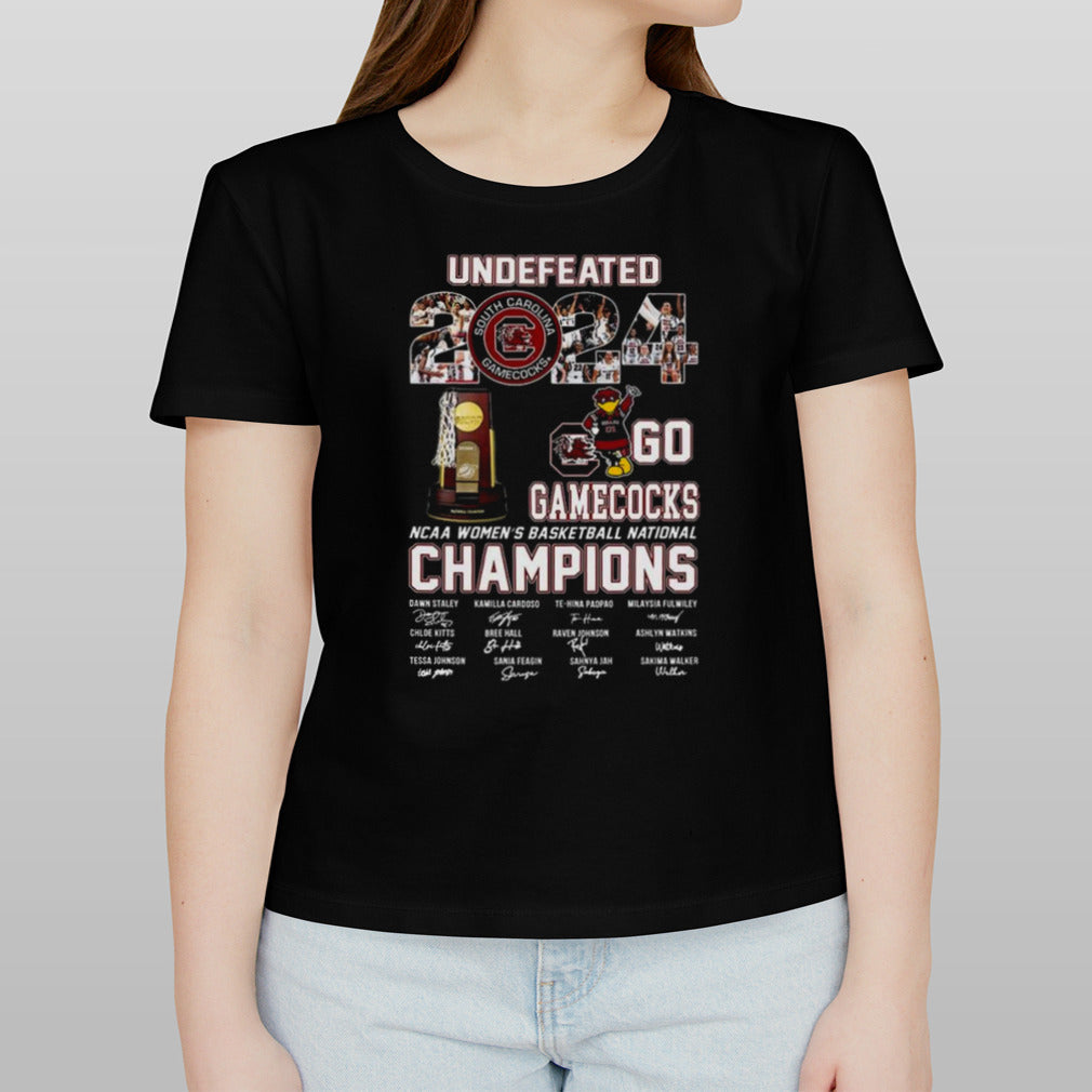 2024 Undefeated Perfect Season Gamecocks Ncaa Womens’s Basketball National Champions T-shirts