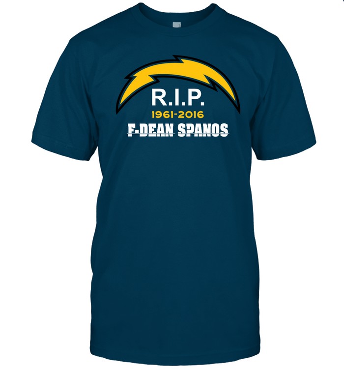 San Diego Chargers R.I.P. 1961-2016 F-Dean Spanos Shirt