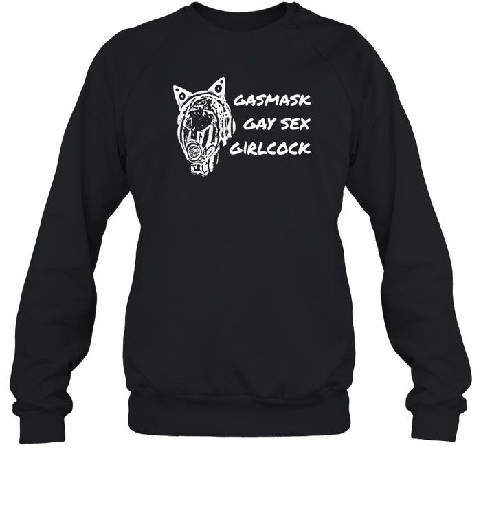 Gasmask Gay Sex Girlcock Hoodie