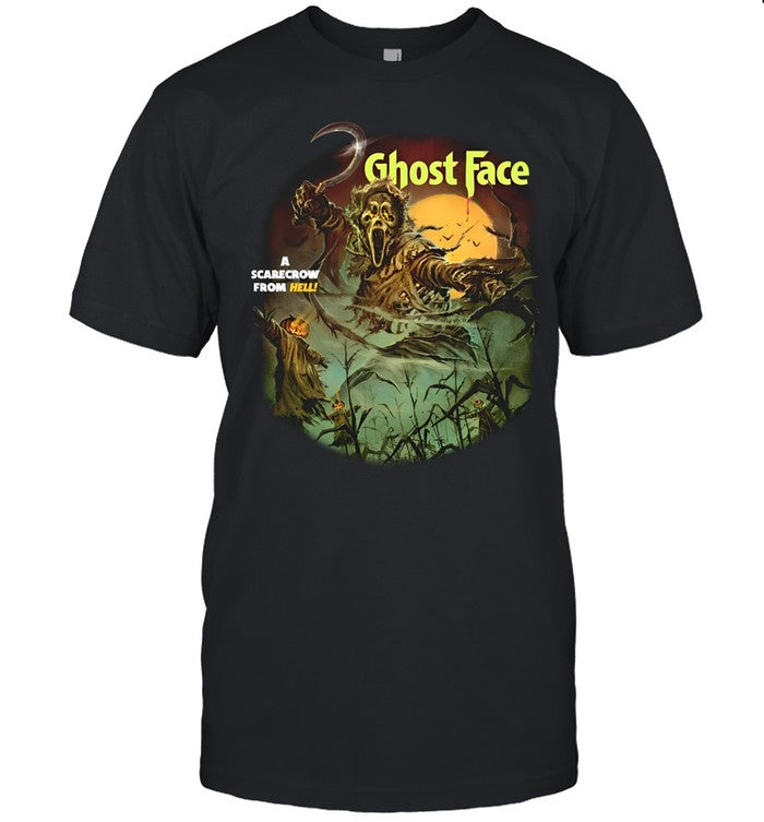 Glows In The Dark Ghost Face A Scarecrow From Hell Shirt