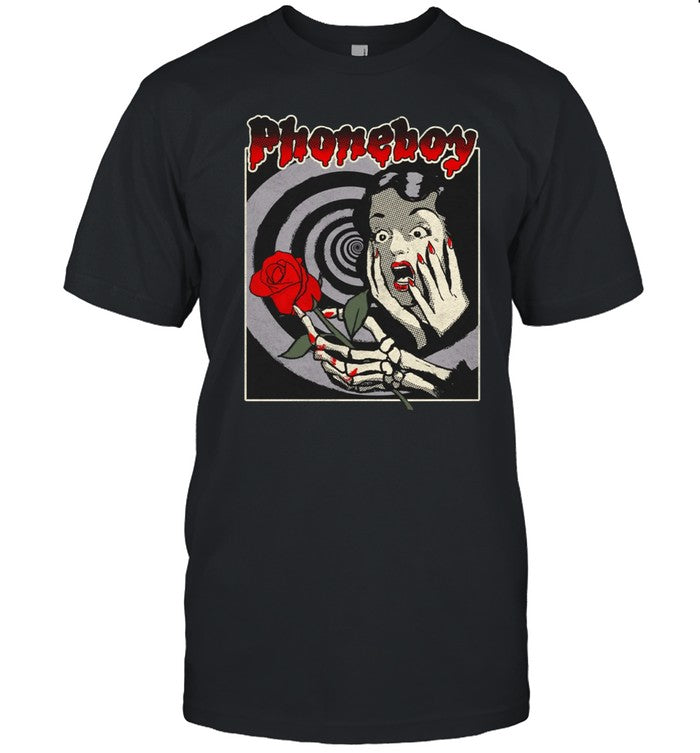 Phoneboy Skeleton Rose Shirt