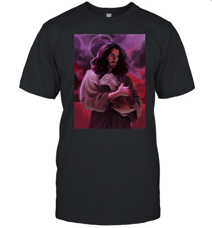 Jesus Holding A Lamb Hoodie