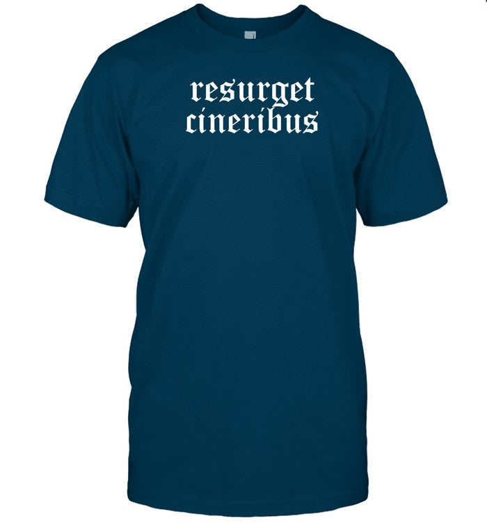 Joe Chapp Wearing Resurget Cineribus Shirt
