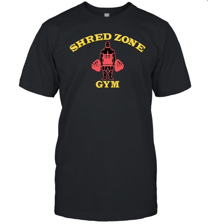 Timothée Chalamet Wearing Shred Zone Gym Shirt