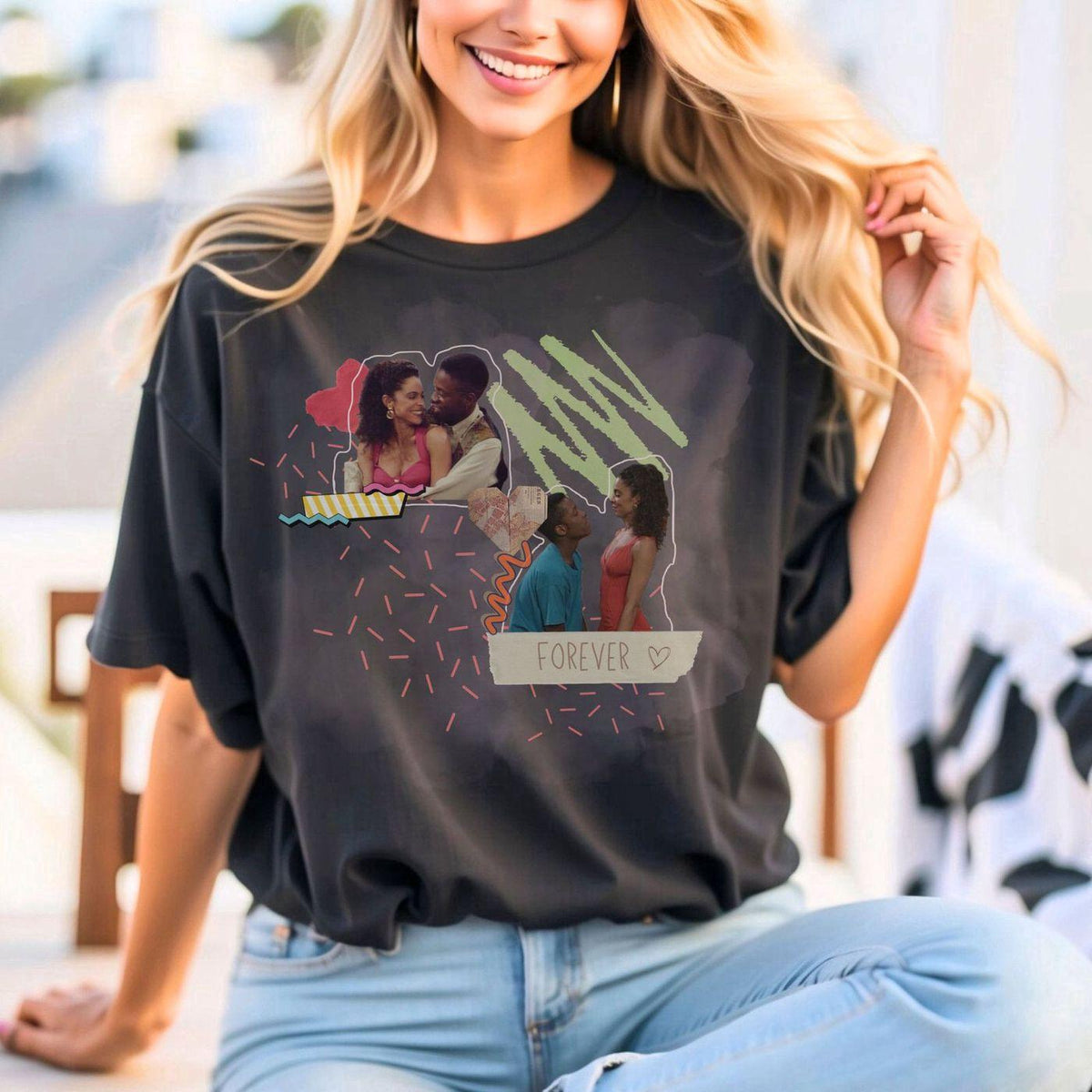 A Different World TV Show T-shirt 90s Sitcom Shirt Dwayne and Whitley T-Shirt 90s Vintage Shirt