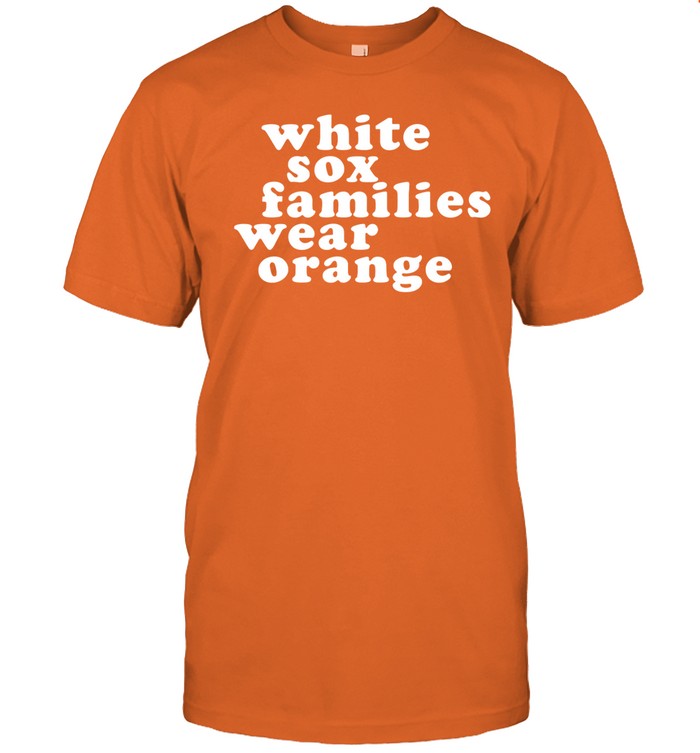 White Sox Families Wear Orange Hoodie