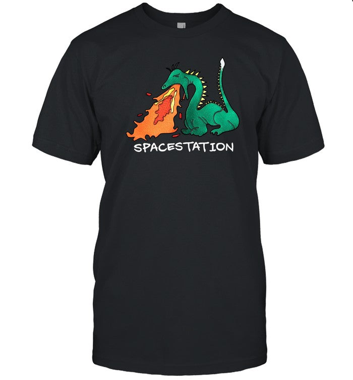 Spitfire Spacestation Gaming T Shirt
