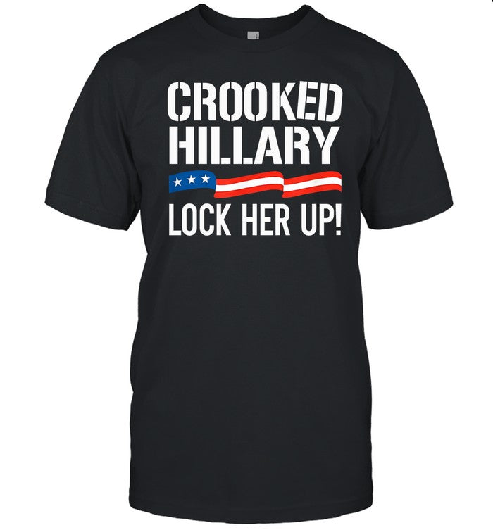 Maxwell Alejandro Frost Crooked Hillary Lock Her Up Shirt