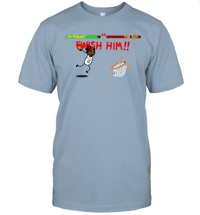 paint Ja Morant Vs The Rim Finish Him Shirt