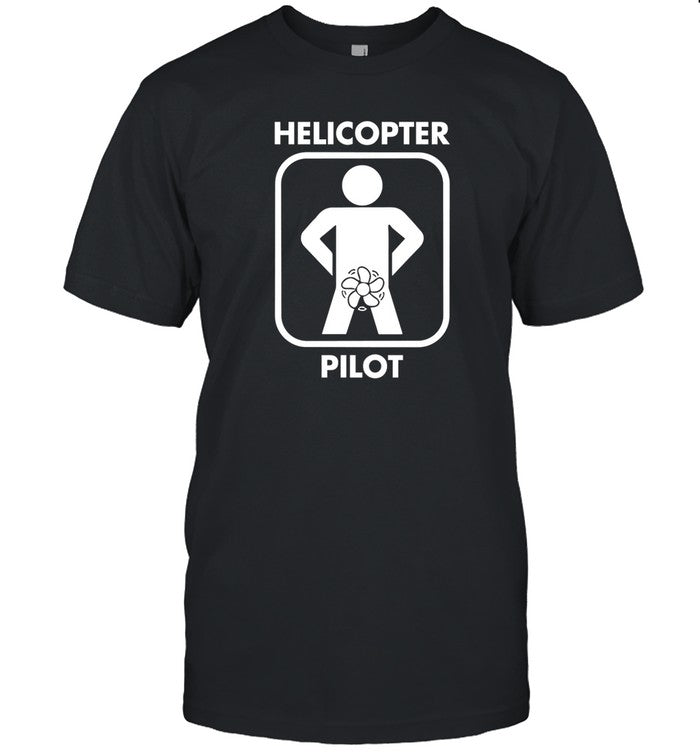 Helicopter Pilot Black Hoodie