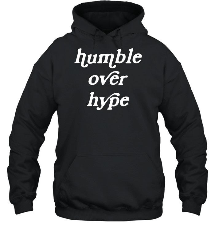 Justin Fields Wearing Humble Over Hype Hoodie