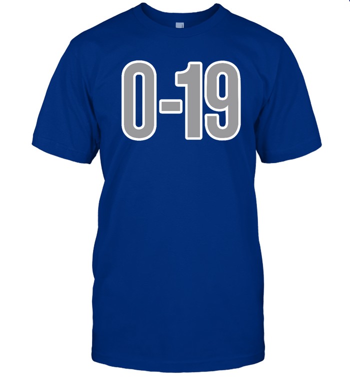 Casual Hoya Celebrate Georgetown's Record 0 19 Shirt