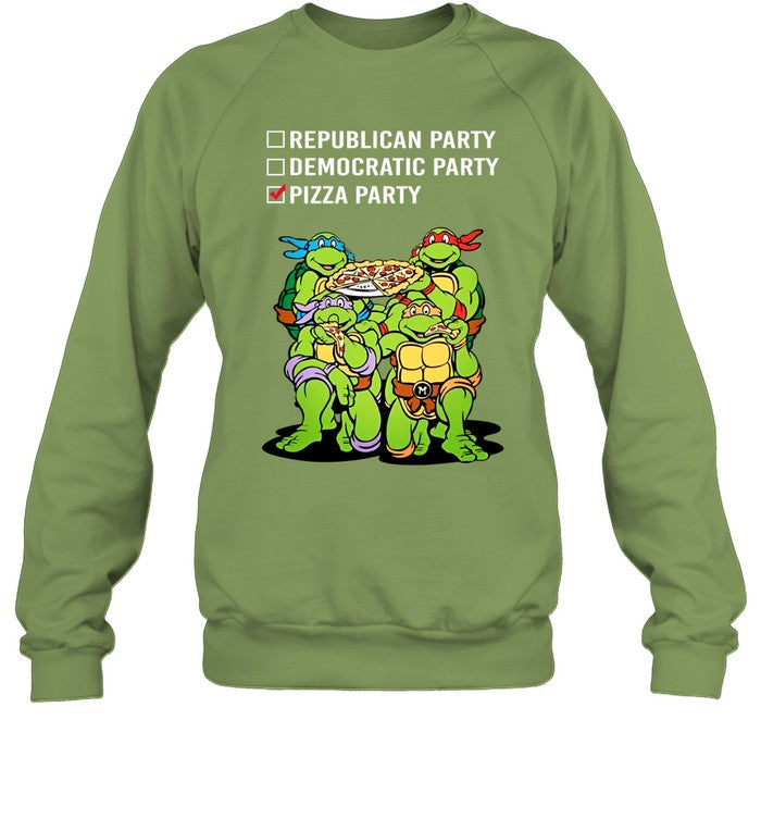 Republish Party Democratic Party Pizza Party Hoodie