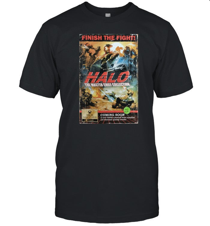 Refantazio Viking Of Black Finish The Fight Halo The Master Chief Collection Shirt