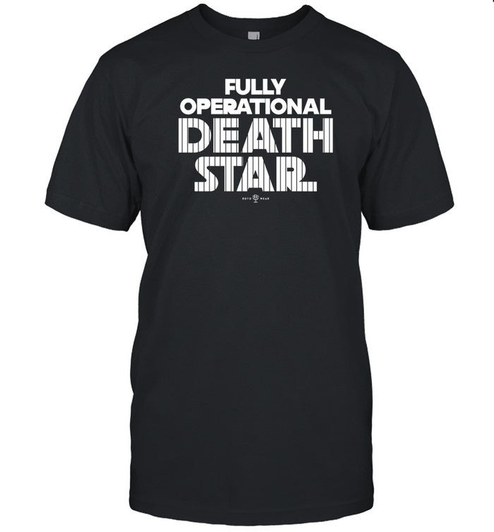 Tommy Wearing Fully Operational Death Star Shirt