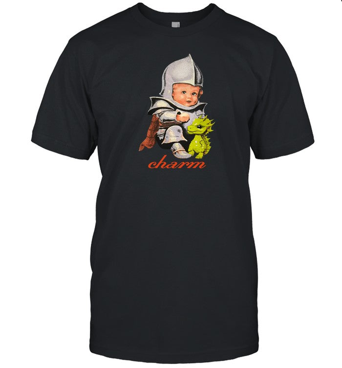 Clairoshq Charm Dragon Knight Baby Tee