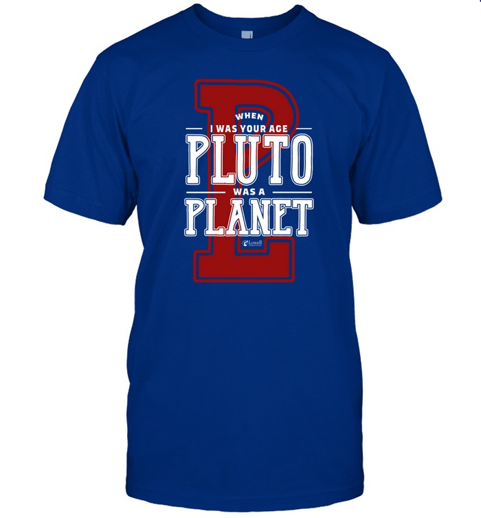 Misha Collins Wearing Pluto Planet Shirt