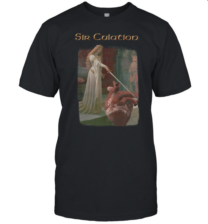 Snazzy Seagull Sir Culation Heart Tee