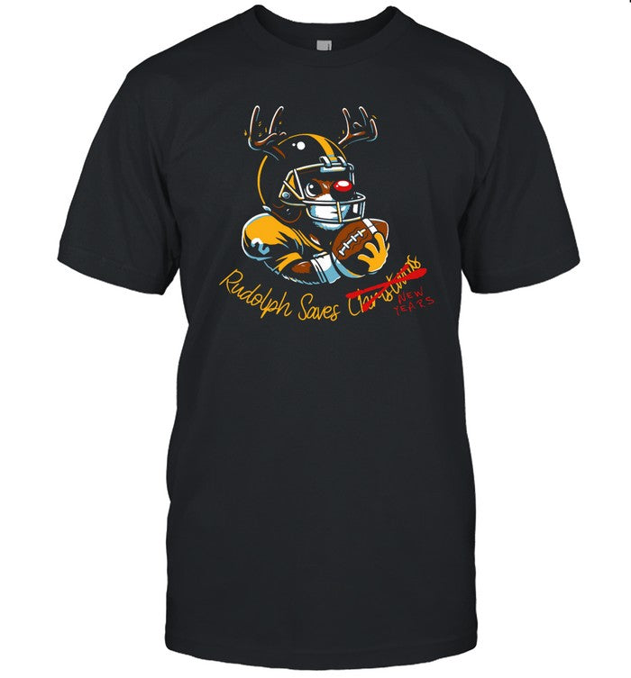 Rudolph Saves New Years Shirt