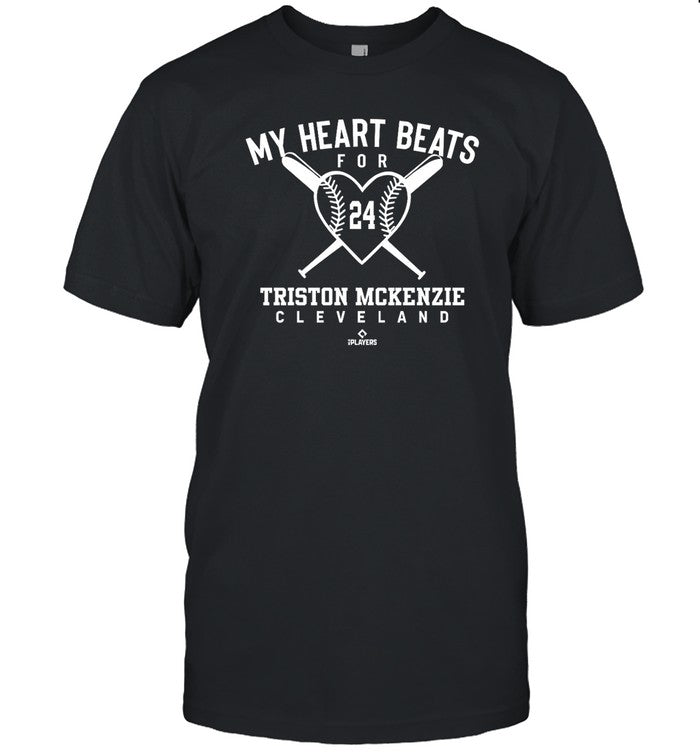My Heart Beats For Triston Mckenzie Cleveland T Shirt