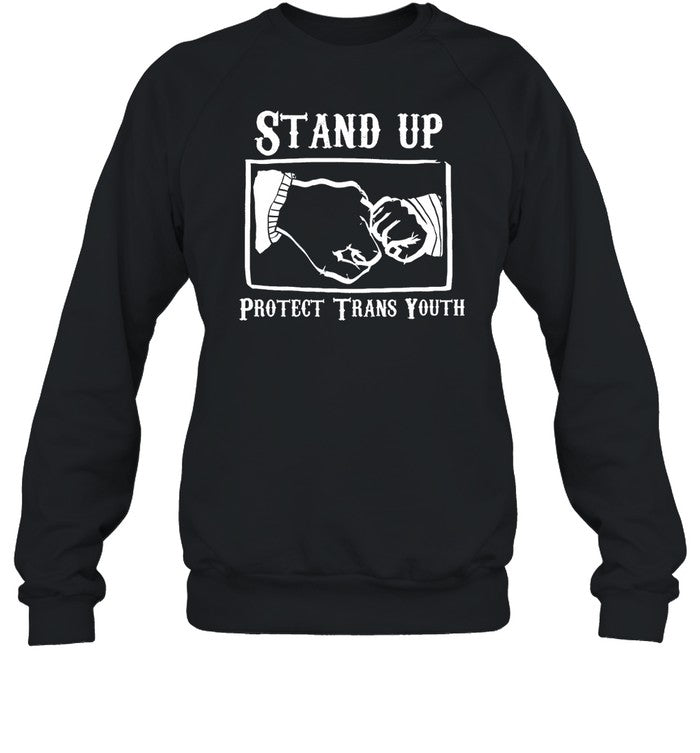 Stand Up Protect Trans Youth Hoodie