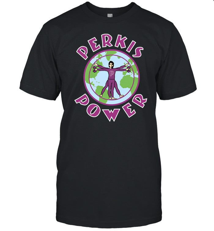 Travis Kelce Wearing Perkis Power Shirt