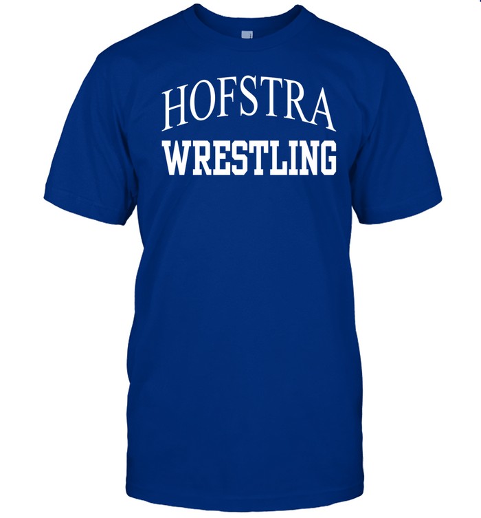 Dwayne Johnson Wearing Hofstra Wrestling Shirt