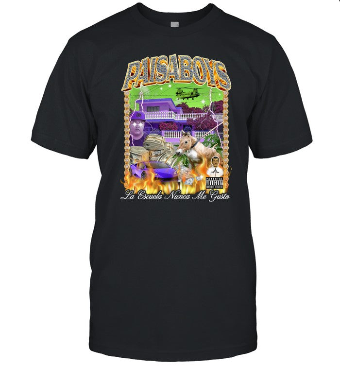 Doknowsworld Wearing Paisaboys La Escuela Nunca Me Gusto Tee Shirt