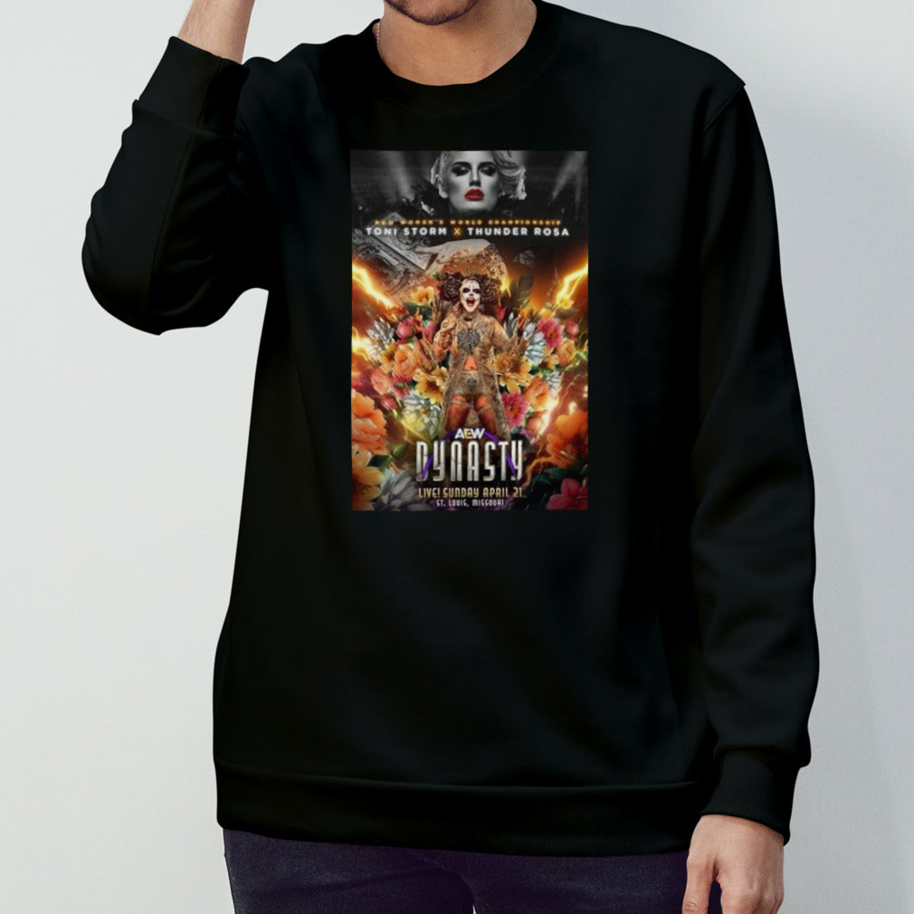 Aew Women’s World Championship Toni Storm Vs Thunder Rosa Aew Dynasty T-shirt