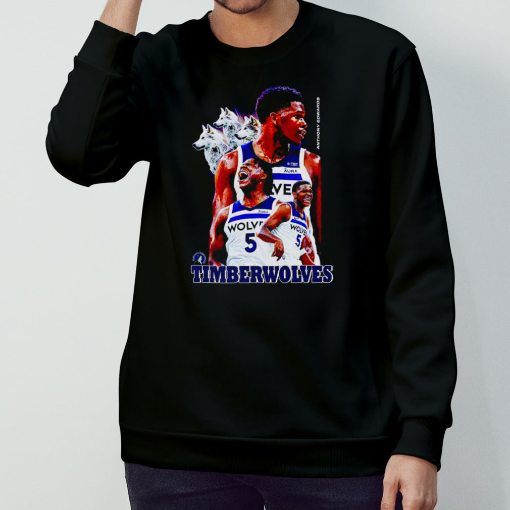 Anthony Edwards Minnesota Timberwolves wolf pack shirt