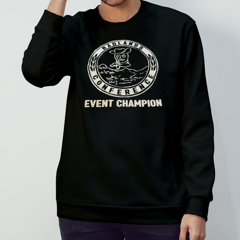 Badlands conference event champion shirts