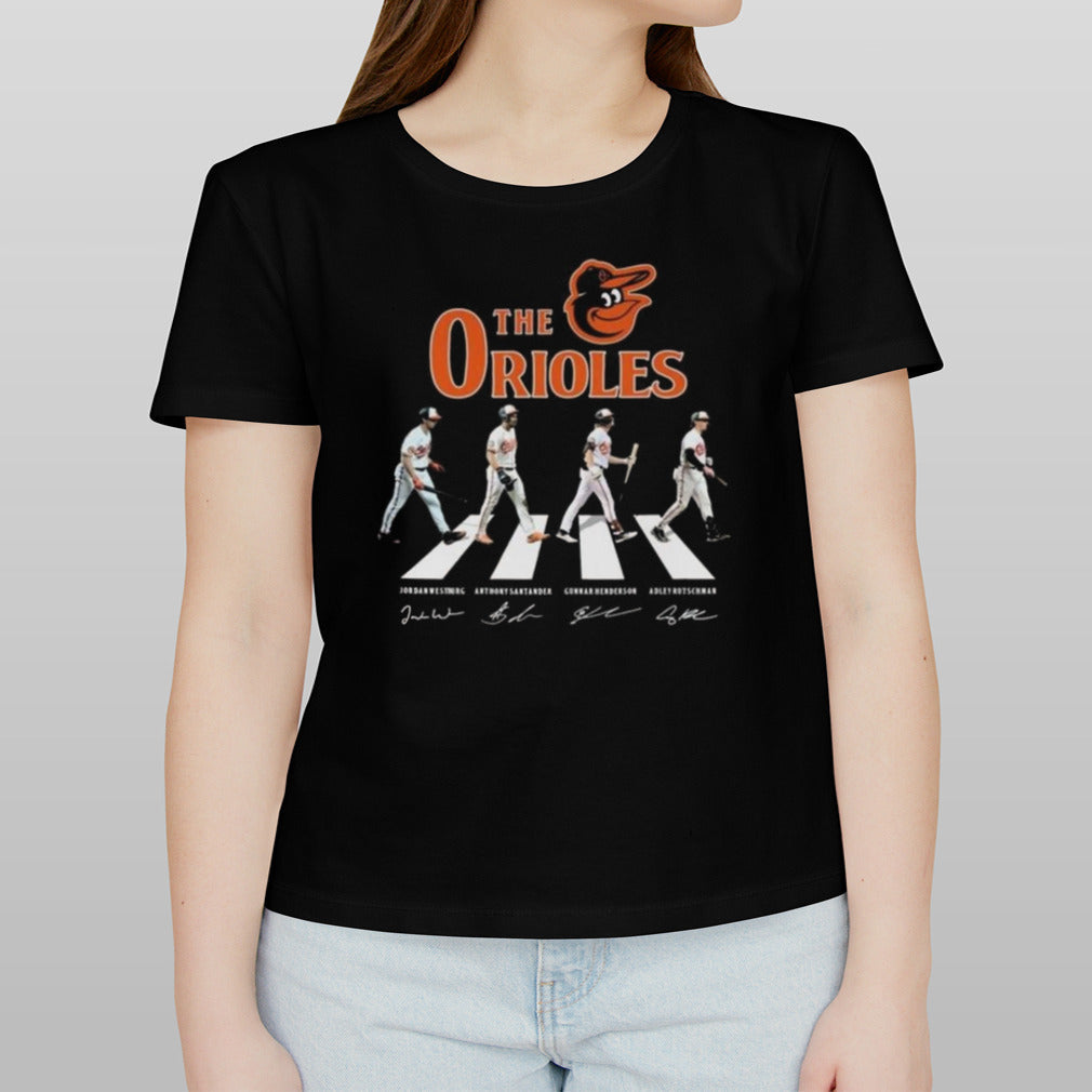 Baltimore Orioles The Baseball Team The Orioles Legends Abbey Road Signatures Shirt