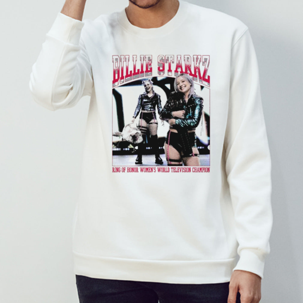 Billie Starkz Ring Of Honor Women’s World Television Champion T-Shirt