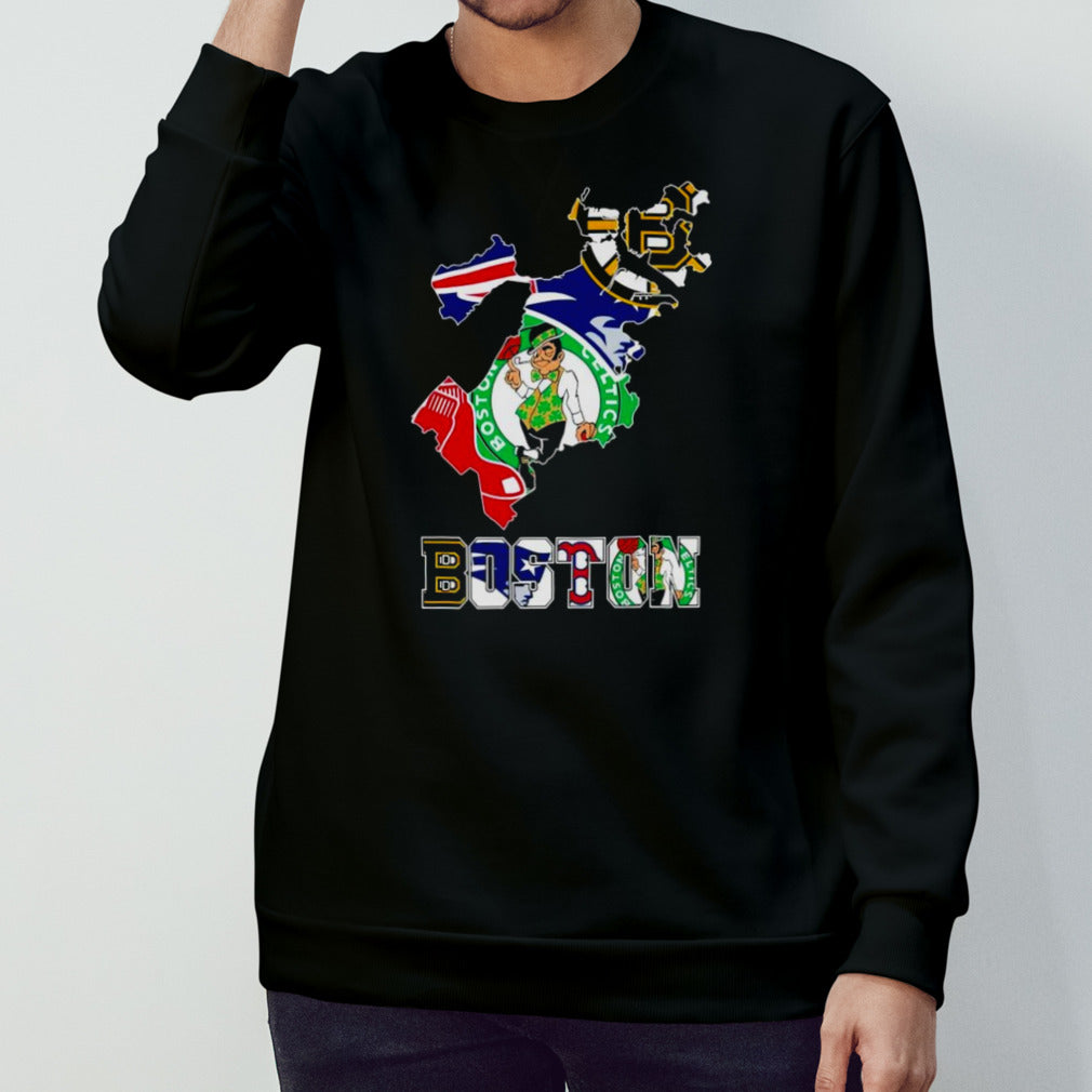 Boston Celtics Boston Bruins Red Sox New England Patriots Proud Of Boston Shirts