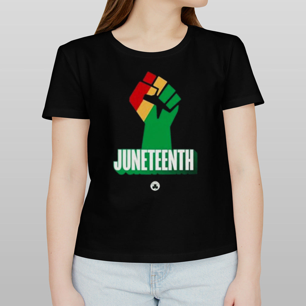 Boston Celtics Juneteenth shirt