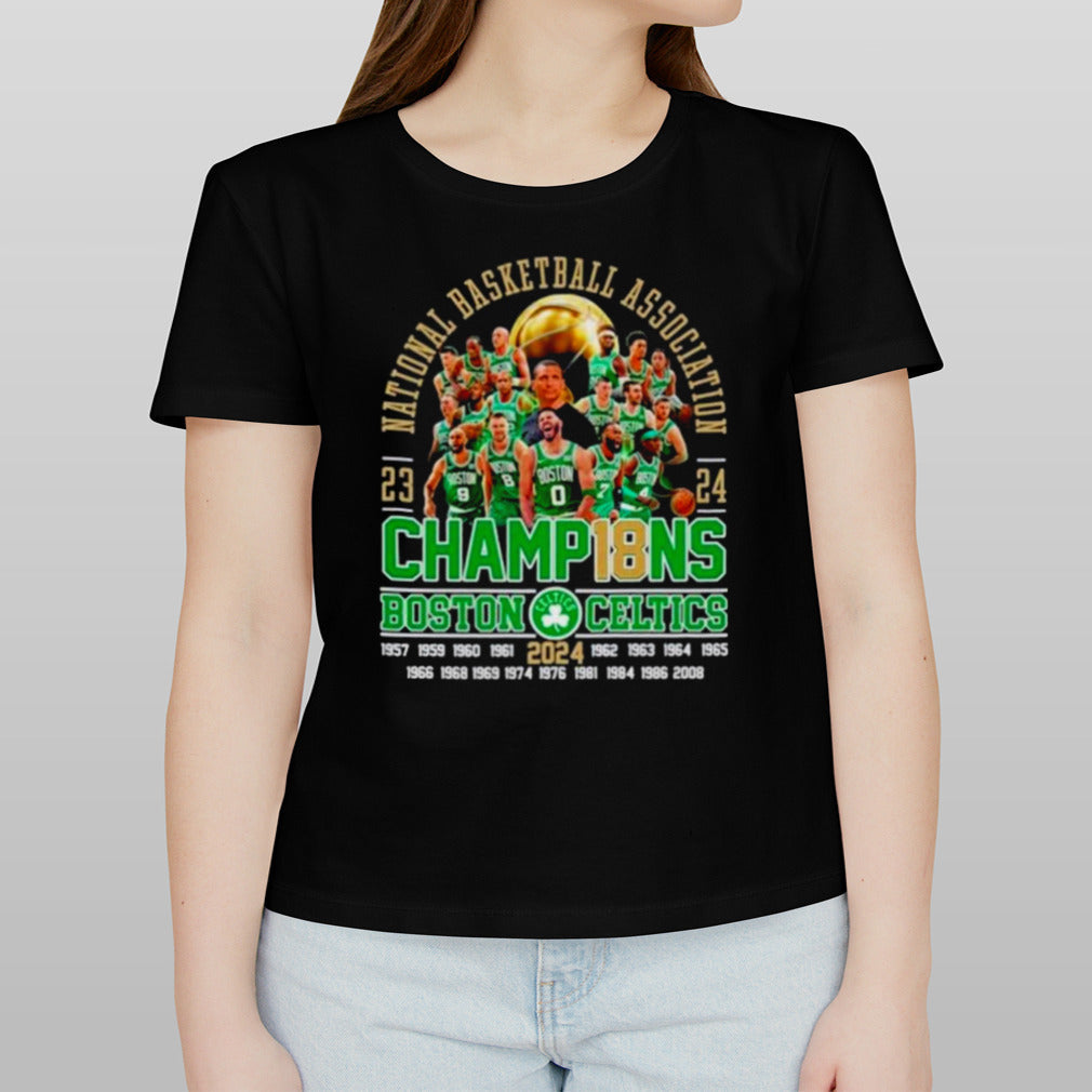 Boston Celtics Team 18x Champions National Basketball association 2024 shirt