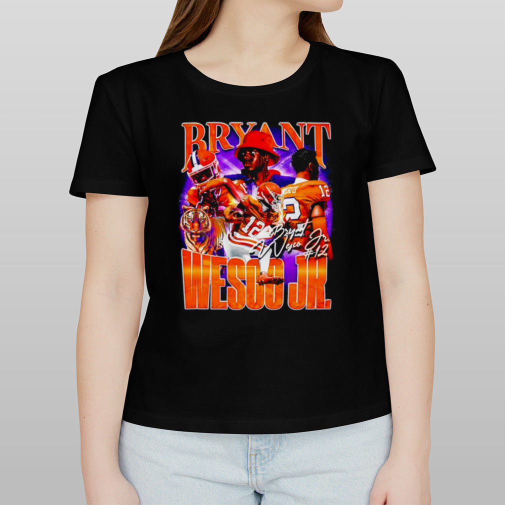 Bryant Wesco Jr. Clemson Tiger #12 shirt
