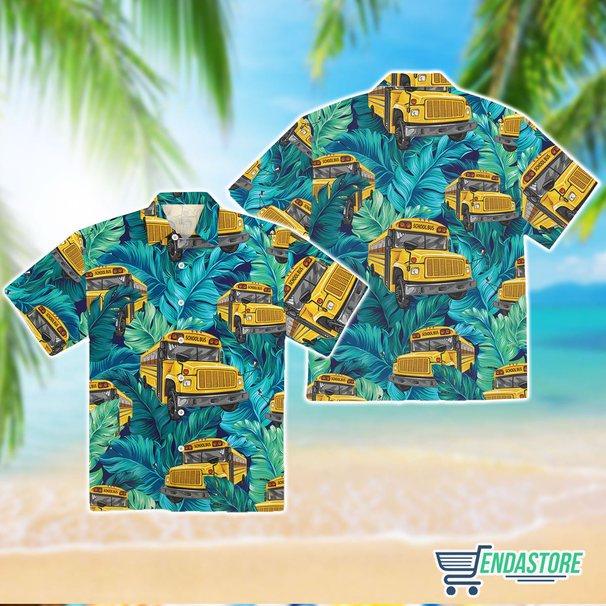 Bus Driver Tropical Hawaiian Shirt