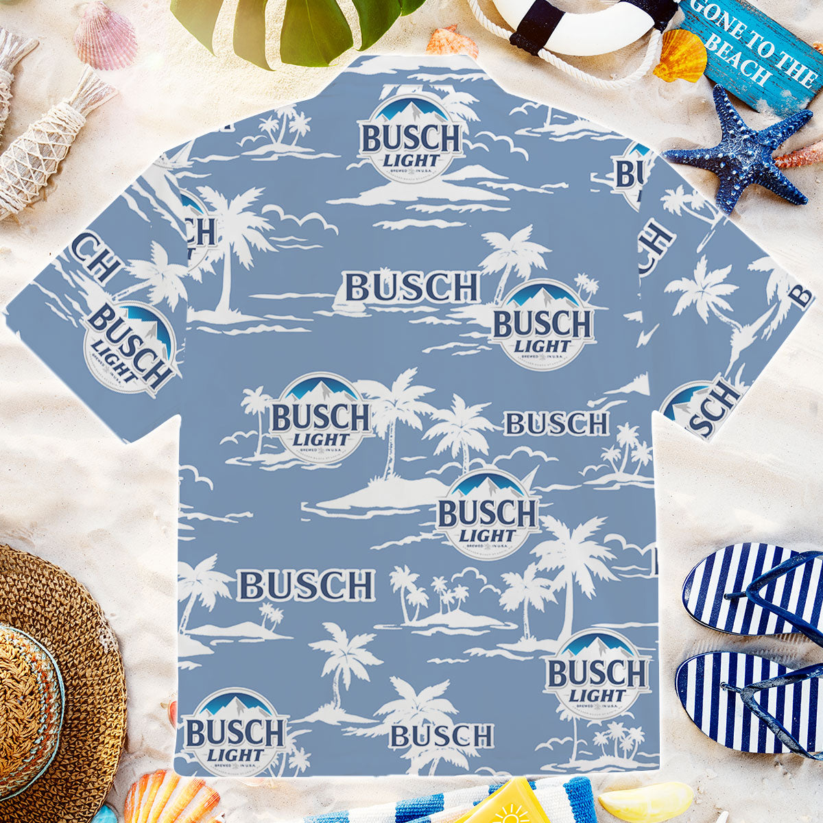 Busch Light Tree Hawaiian Shirt