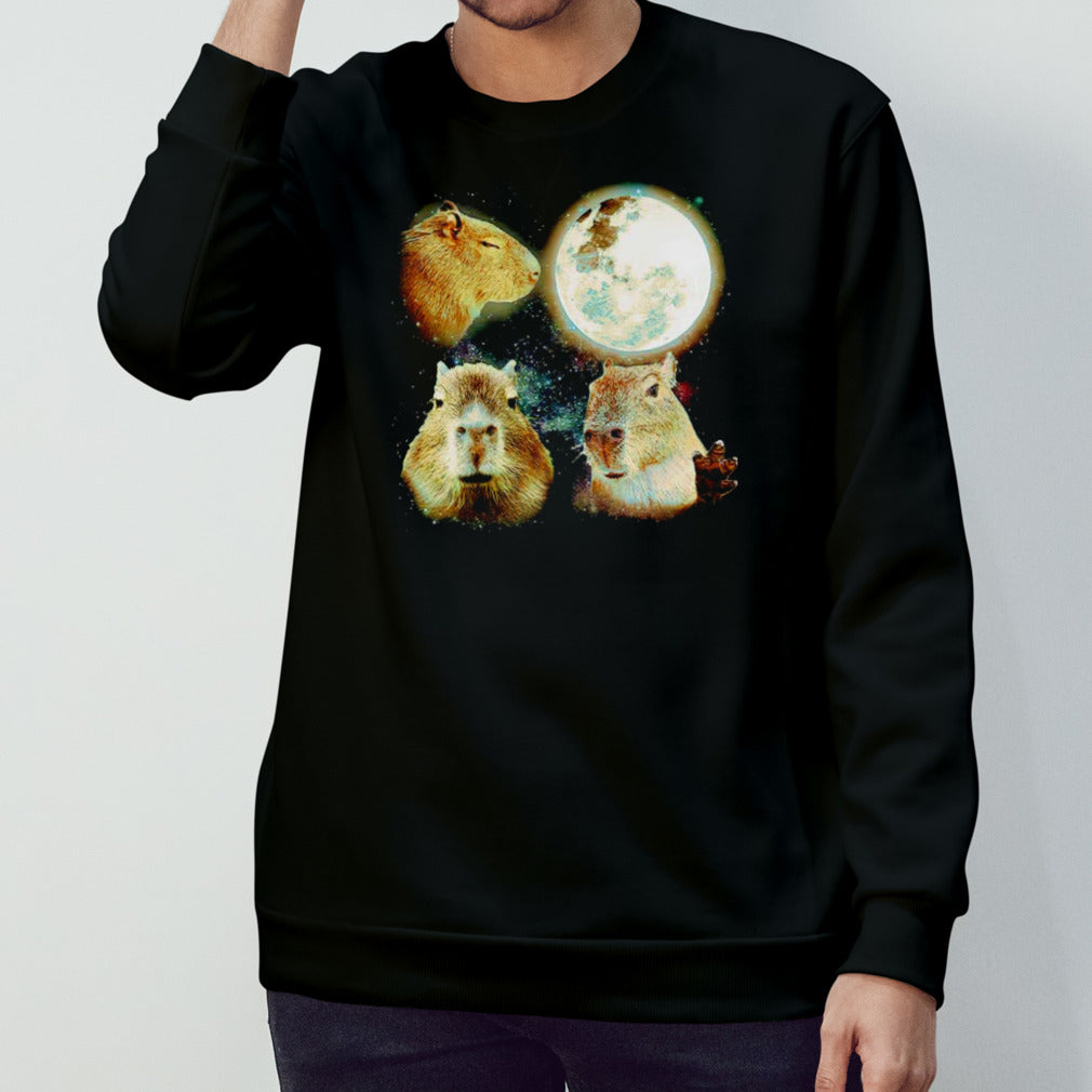 Capybara moon shirts