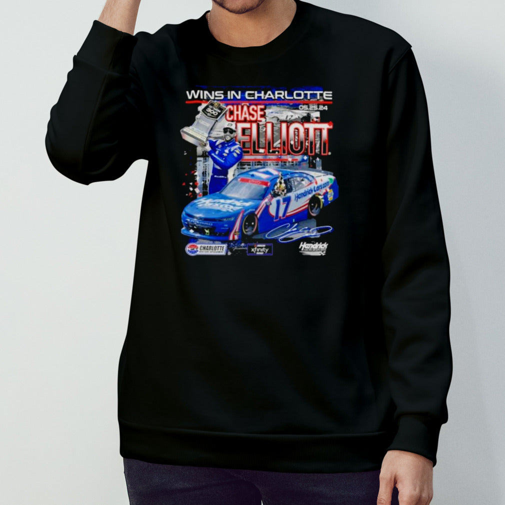 Chase Elliott 2024 Xfinity Series MGM 300 Wins In Charlotte Race Winner Race Win T-Shirt