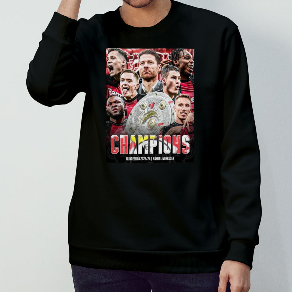 Congrats To Bayer 04 Leverkusen Is Bundeliga Champions 2023-2024 T-shirts