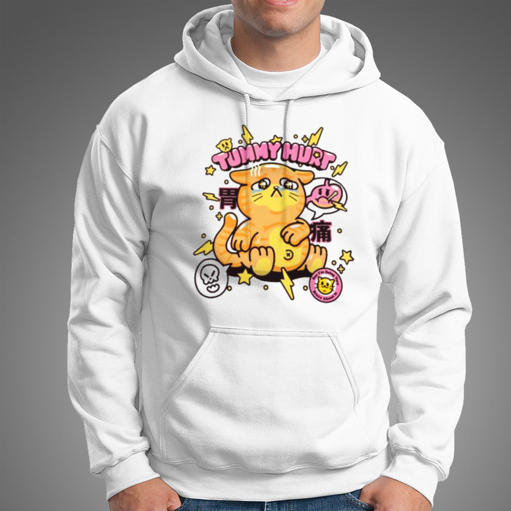Cool Tummy Hurt Cat T-shirt