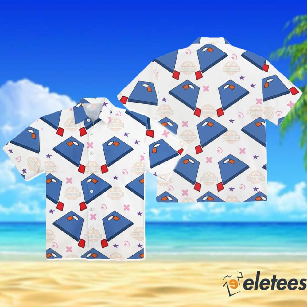 Cornhole Board Hawaiian Shirt